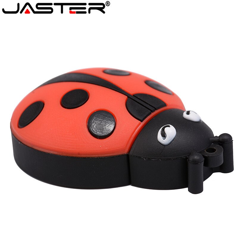 JASTER cute cartoonAnimal ladybugs usb 4GB 8GB 16GB 32GB 64GB pendrive USB Flash Drive gifty Stick Pendrive