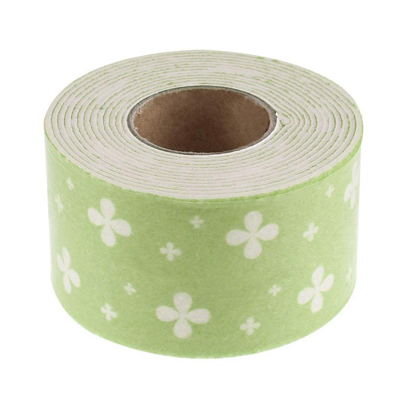 PVC Sealing Strip Bathroom Toilet Kitchen Wall Sink Tile Reapir Waterproof Mildew Tape GR5: Green