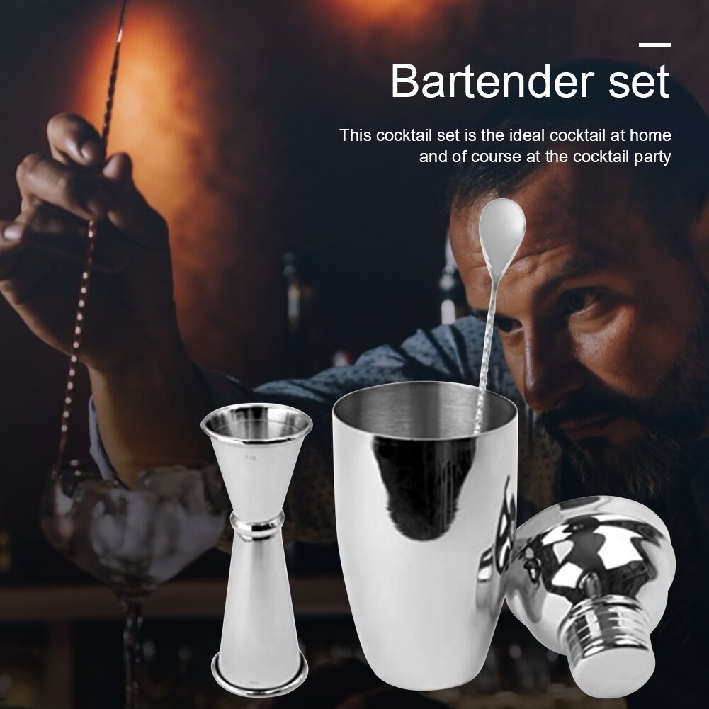 Metal Red Wine Martini Boston Shaker Cocktail Scale Wine Beverage Drinks Mixer for Bartender Drink Party Bar Tool