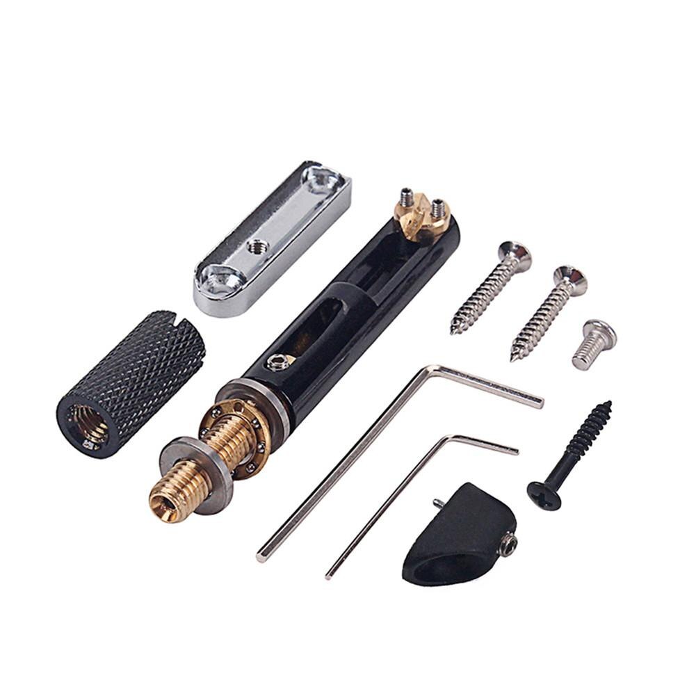 5 Strings Nickel Zwart Enkele Headless Bass Bridge Set Elektrische Gitaar Tool Grandado