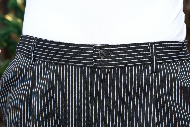 Restaurant Broek Vrouwen Broek Chef Uniform voor Mannen Broek Keuken Elastische Taille Bodems Werken Kleding Chef uniform