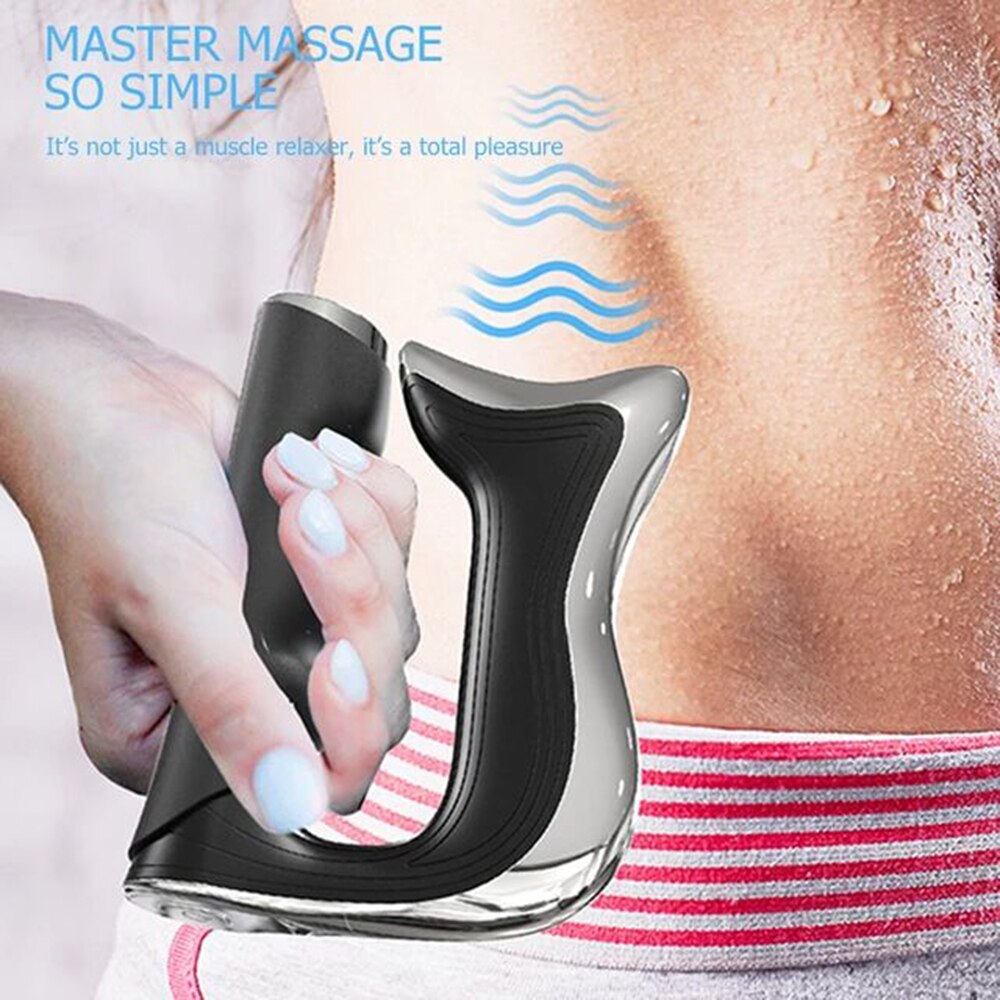 Electric Guasha Scraper EMS Muscle Therapy Massager IASTM Massage Tool Adjustable Speed Deep Muscle Fascia Massager 3 Levels