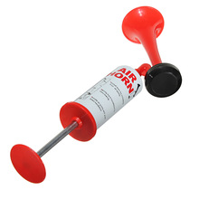 Handheld Blik Luchthoorn Pomp Trompet Loud Noise Maker Voor Sport Varen Waarschuwing Security Emergency