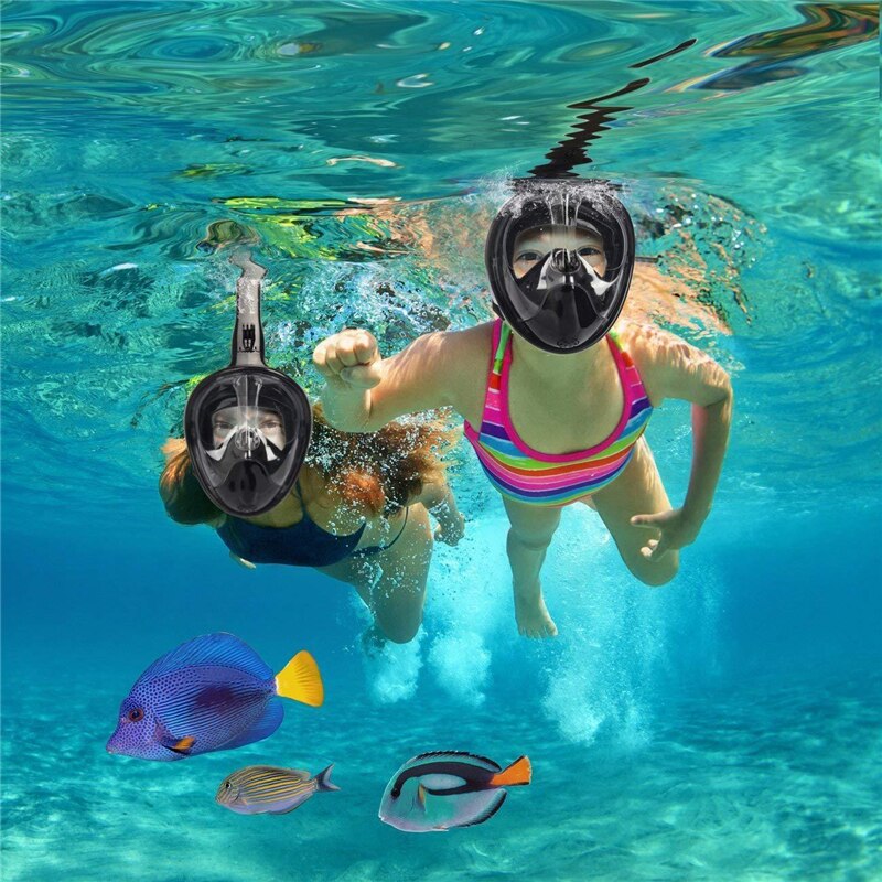 Snorkel Mask Scuba Diving Mask Full Face Anti Fog Underwater Mask With Camera Mount For Swimming Diving Spearfishing Men Women