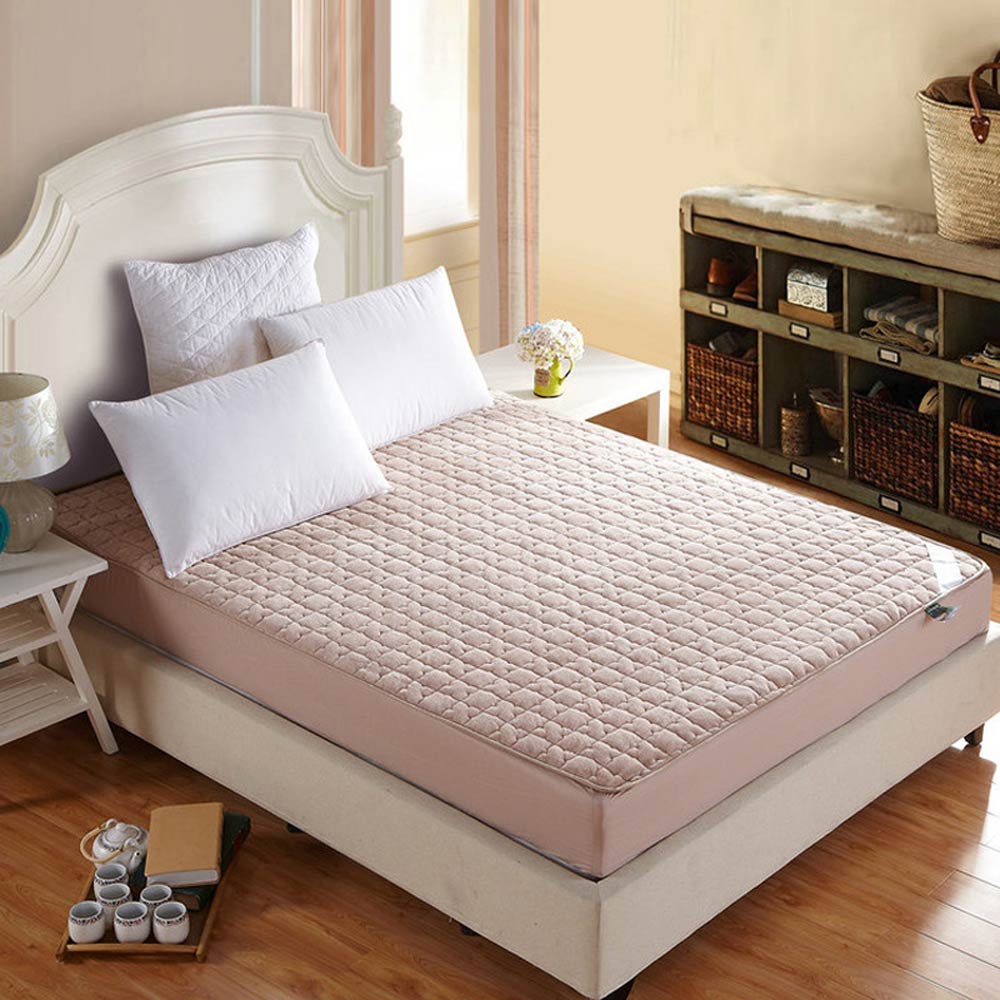 Svetanya Fleece Matrasbeschermer/Cover Hoeslaken: light tan2016637 / 120x200x32cm