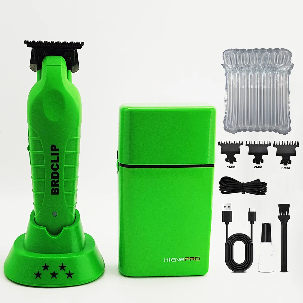 BRDCLIP Hochleistungs-Profi-Friseur-2-teiliges einstellen 8000 U/min Rasierer Bildhauerei Salon Haarschneider Keramikklinge Haarschneidemaschine beenden-Maschine