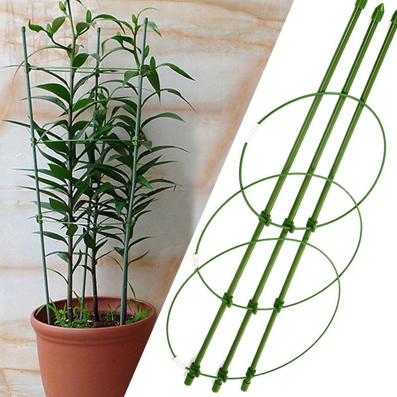 Plant Trellis Tomaat Planten Plant Ondersteuning Frame Creatieve 45cm Duurzaam Aubergines Bloem Decoratieve Planten Ondersteuning Pot