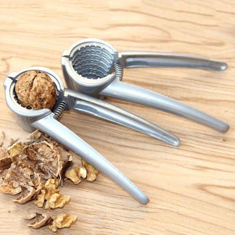 Aluminum Alloy Nutcracker Quick Walnut Craker Shell Nut Opener Almond Pecan Hazelnut Hand Sheller Nut Grinder Kitchen Gadgets