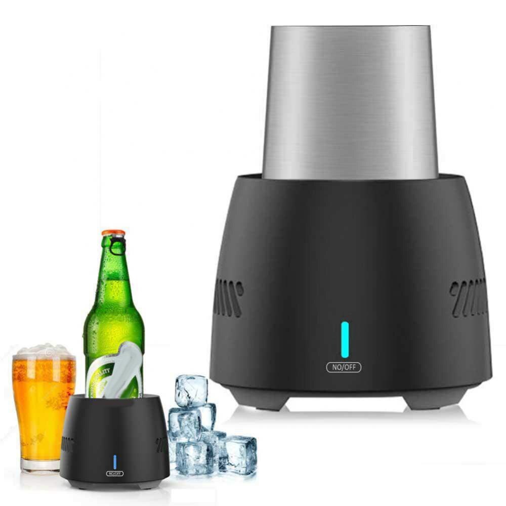 Beverage Fast Cooler Cup Electronic Refrigeration Cooler for Beer Wine Beverage Coolers Bar Tools Portable Fast Cooling Cups