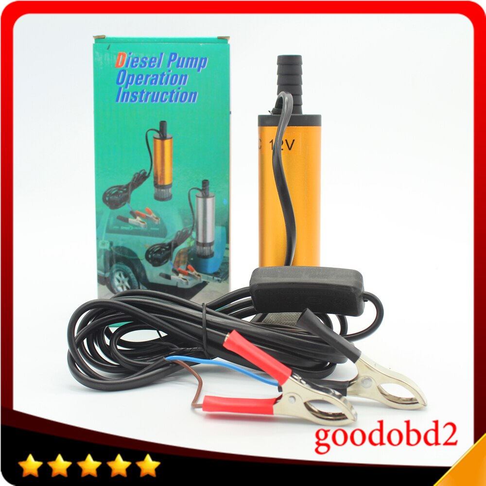 DC12V 12L Oil for Fuel water oil Fluid Sump Extractor Transfer Pump for Electric car Oil Engine Camping Submersible Aluminium 01