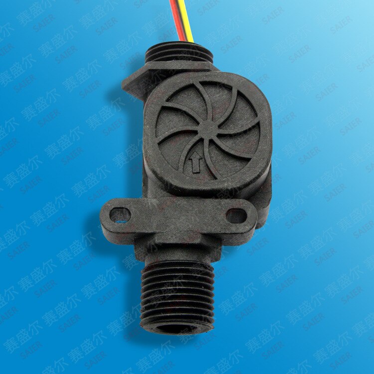 2PCS Water Flow Meter Flowmeter Hall Flow Sensor indicator counter caudalimetro water heater 1-30L/min 1.75MPa 4.5-18V