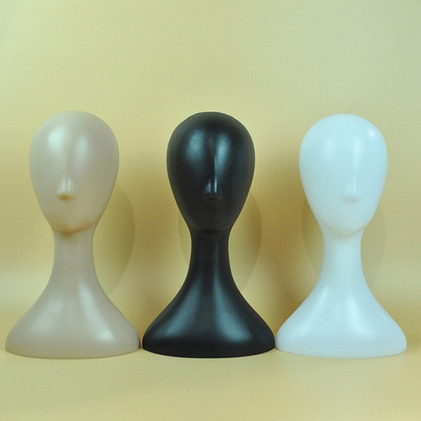 1pc vrouwelijke mannequins, mannequin, abstract hoofd, hoeden, pruik, mal, showstandaard, wit model