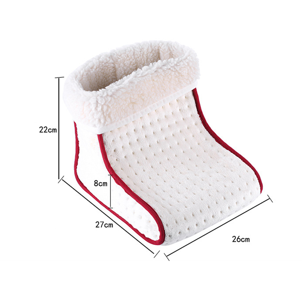 Coussin chauffant pour les pieds | Électrique, avec prise chauffante, lavable, chauffage des pieds, Massage thermique, 5 Modes, avec réglages de chaleur