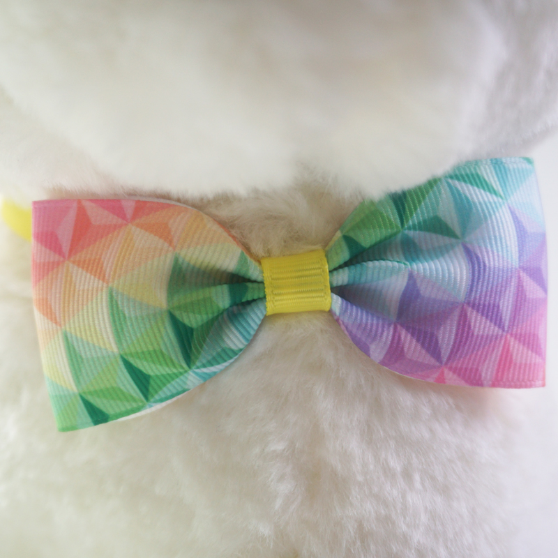 Lazos para perros de estilo arcoíris, cinta colorida para cachorros, perros pequeños y gatos, corbatas para el cuello, accesorios de aseo para mascotas, 6 colores