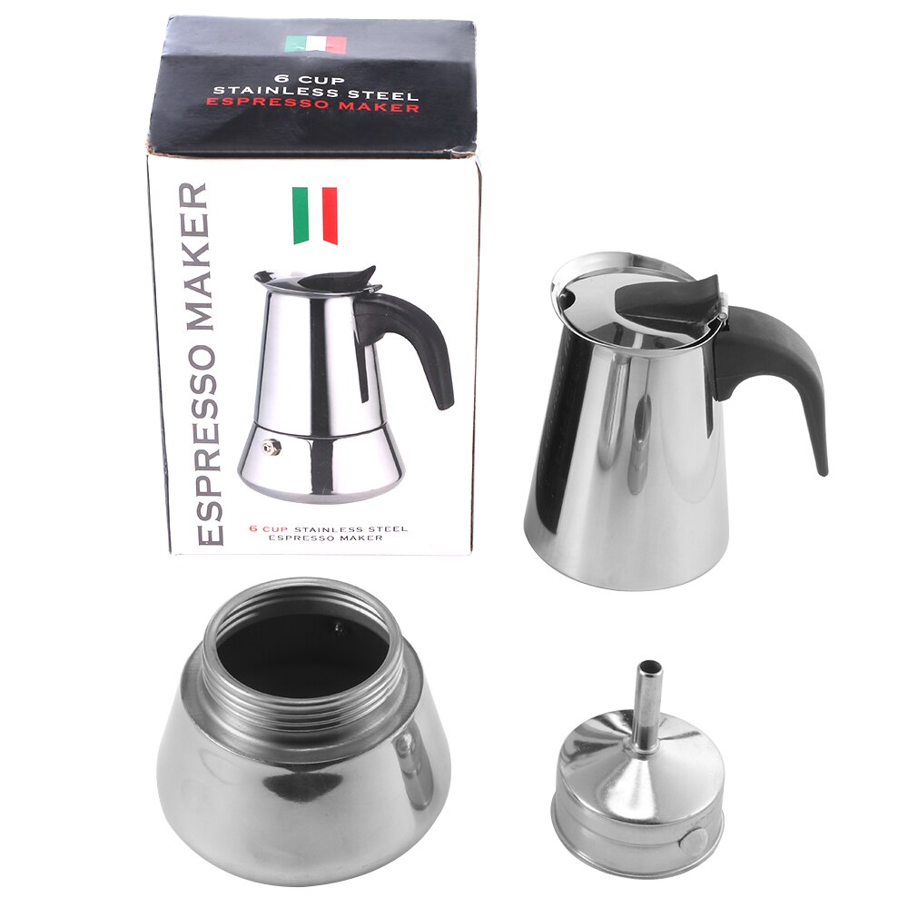 1pc Stainless Steel Coffee Pot Coffee Machine Maker Portable Electrical Coffee Pot Boiled Milk Coffee Kettle For: 600ML