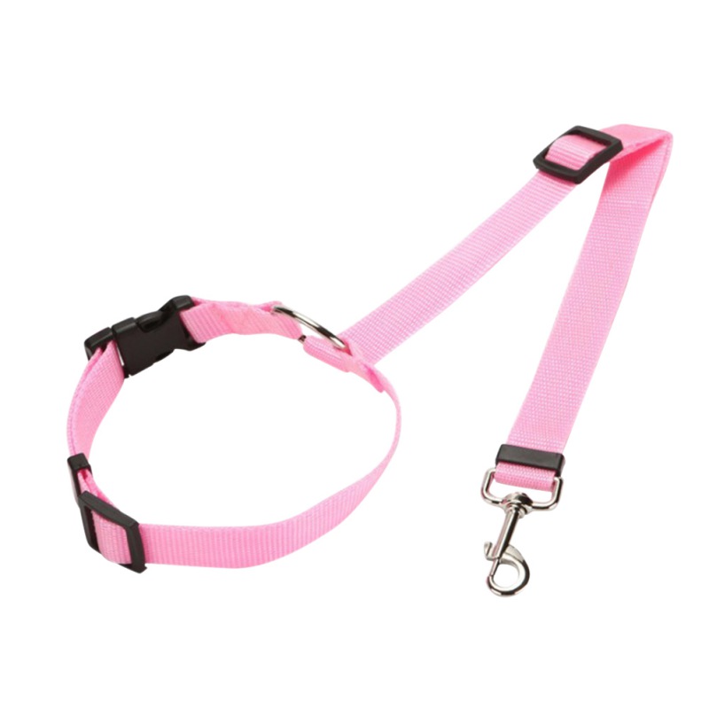 Adjustable Practical Dog Cat Pet Safety Car Seat Belt Lead Pet Car Safety Belt Harness Leash Travel Clip Strap: P