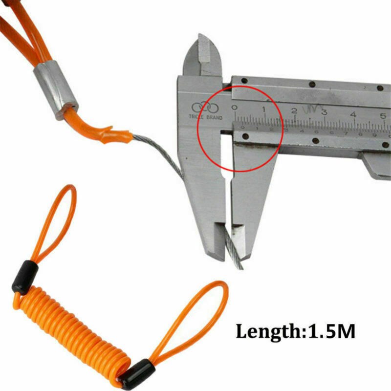 Motorcycle Alarm Brake Disc Wheel Lock Safety and Remind Cable