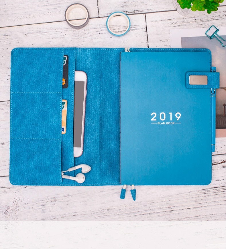 A5 Soft School Planner Notebook Daily Weekly Yearly Planner Notebook Personal Journal Diary Organizer Planner Agenda