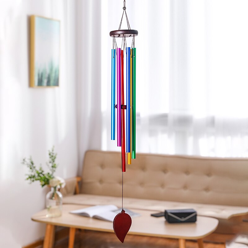 Outdoor Living Windgong Yard Tuin Buizen Bells Koper Antieke Wind Chime Wall Opknoping Home Decor Decoratie Windgong: big-colorful