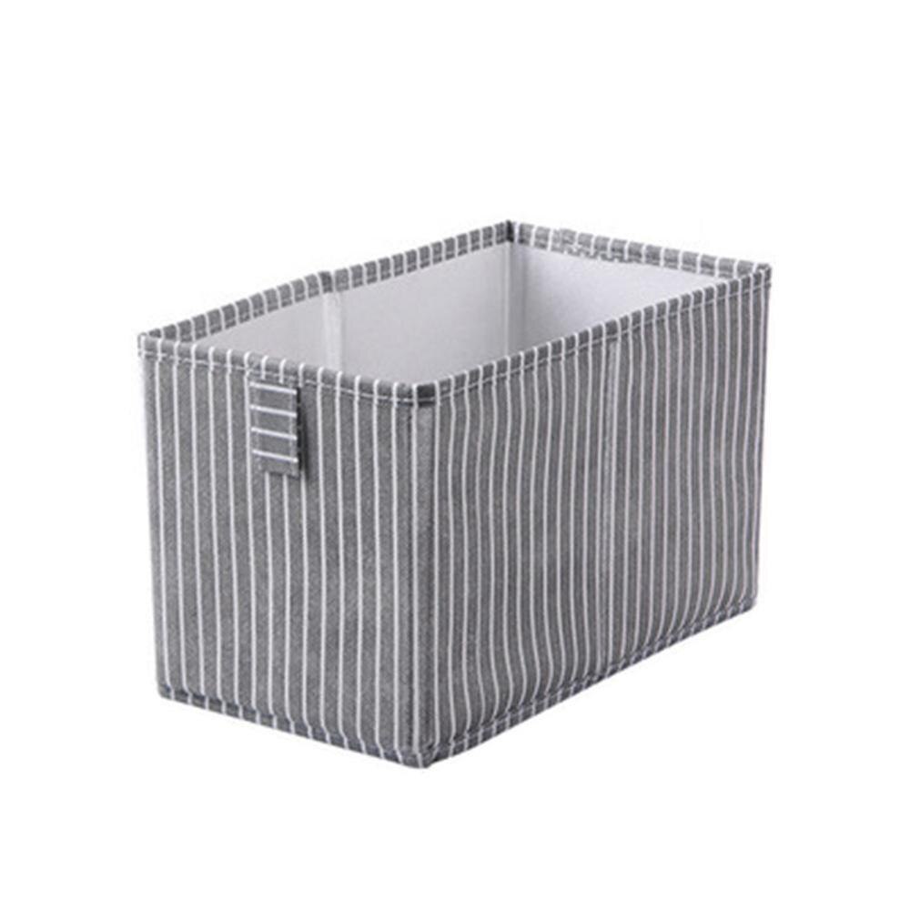 Caja de almacenamiento plegable para ropa interior, contenedor de almacenamiento no tejido para el hogar, ahorro de espacio de vestuario, cajón de acabado, V9J1: C