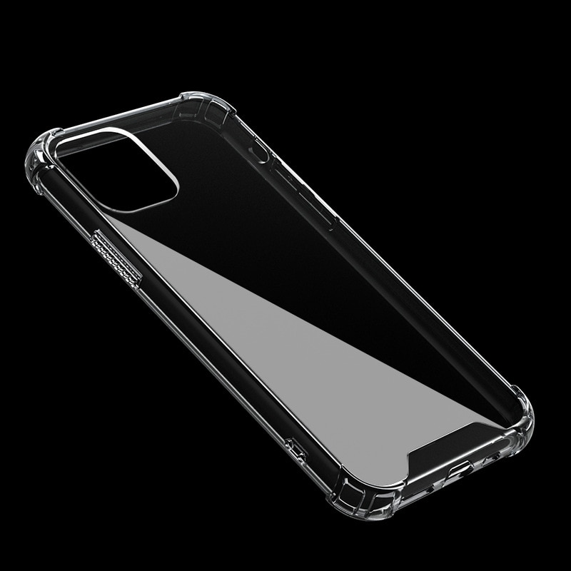 Funda híbrida transparente para PC, carcasa trasera de acrílico, suave, TPU, a prueba de golpes, para iPhone 6, 6S, 7, 8 Plus, X, XS, Max, XR, 11 Pro