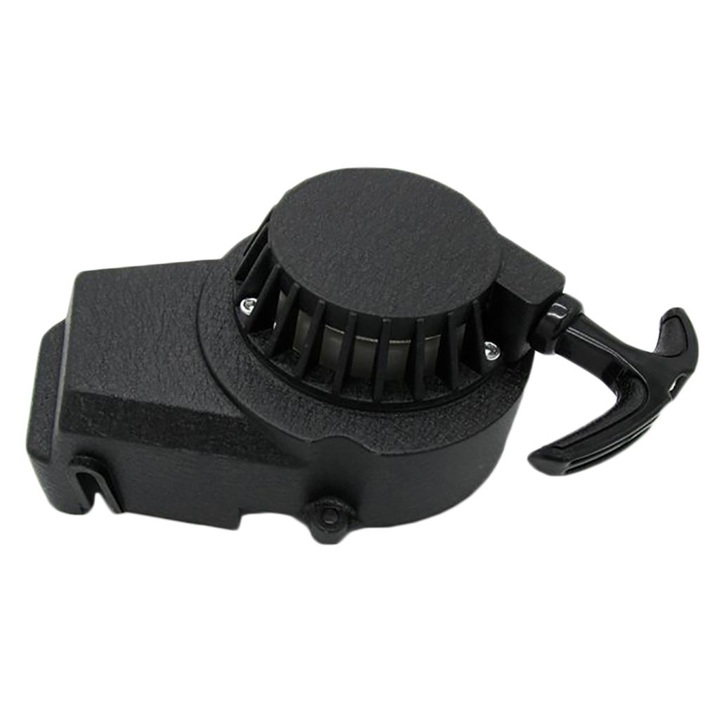 Trækstarter til 2-- takts motor 43cc 47cc 49cc små atv'er quads dirt bikes 4 hjul, sort