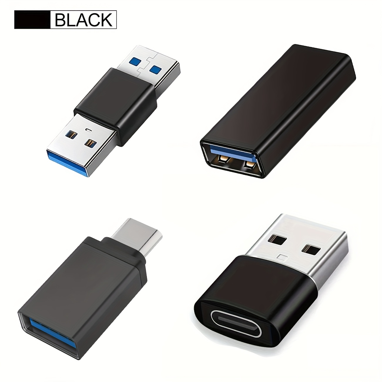 USB C Female to USB Male, USB Male to USB Male, USB Female to USB Female supports PD fast charging, flash drive, hard disk OTG a: Default Title