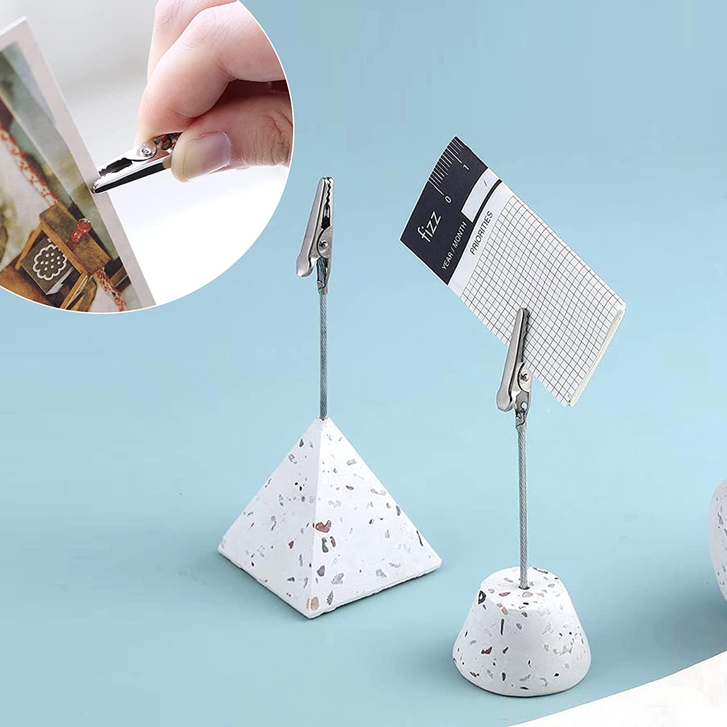 40 PCS Metal Wire Alligator Clips, Long-Tailed Alligator Clamp Photo Clip Holder, for Crafts, DIY Card, Photo, Memo, Clip Holder