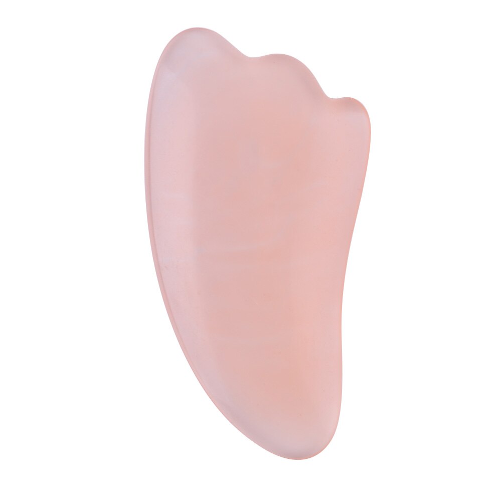 Natürliche Harz Bienenwachs Guasha Schaber Gesicht Hals SPA Therapie Massage Board Rosa Gesicht Massage Schaber Platte Anti-Stress-Massage Werkzeug: D