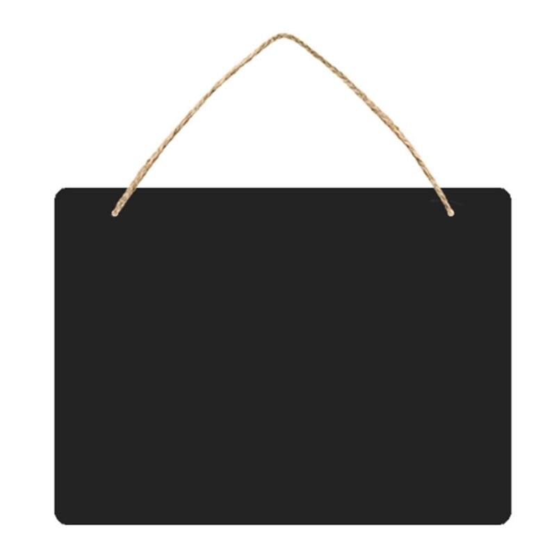 Rustic Chalkboard Hanging Signs Double Sided for standard Chalk Message Board fo: C