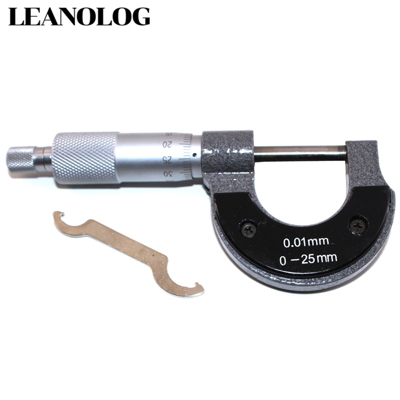 Welding Tools Outside Micrometer 0-25mm/0.01 Carbide Standards Metric Screw Thread Gauge Caliper Measuring Tools