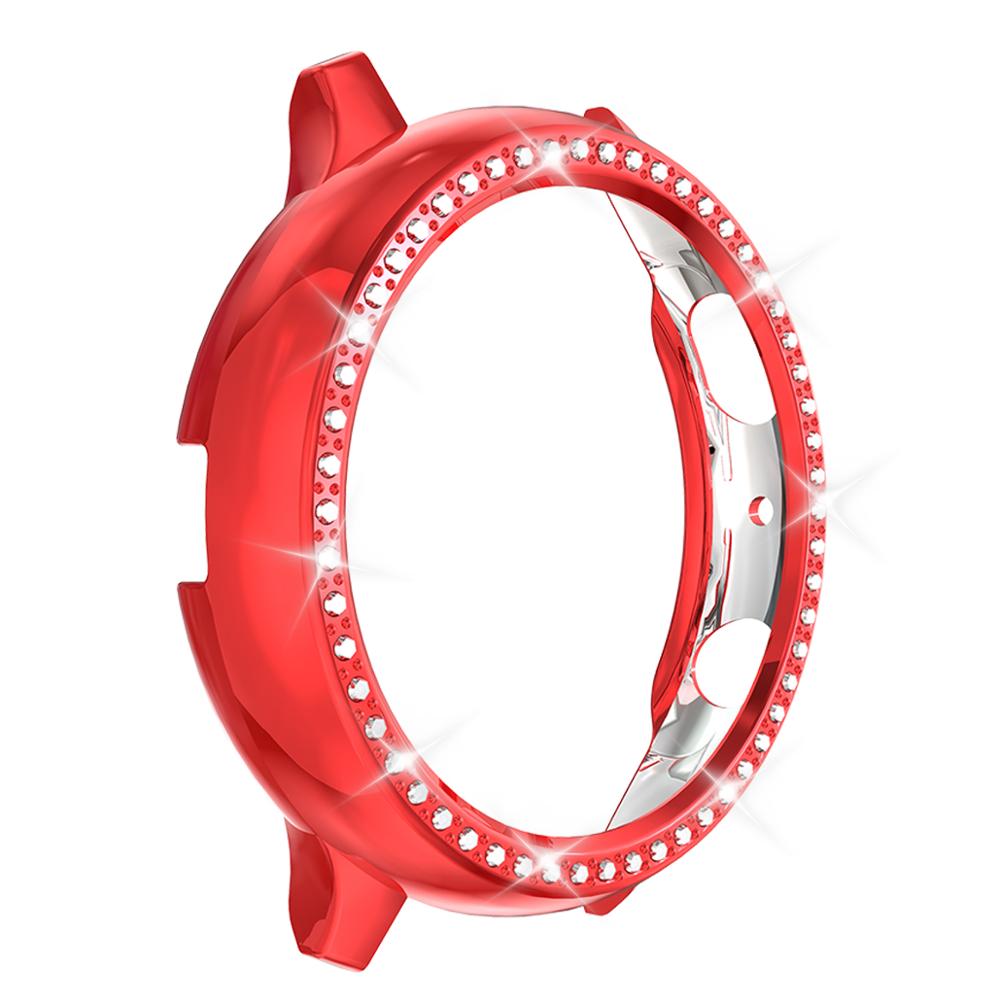 Screenprotector voor samsung galaxy watch active 2, ultradunne zachte siliconen volledige beschermhoes voor galaxy active 40/44mm: Rood / 40mm