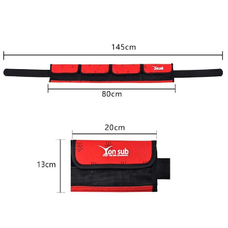 4/3 Pocket Scuba Verstelbare Duiken Gewicht Riem Met Roestvrij Stalen Gesp Water Sport Apparatuur