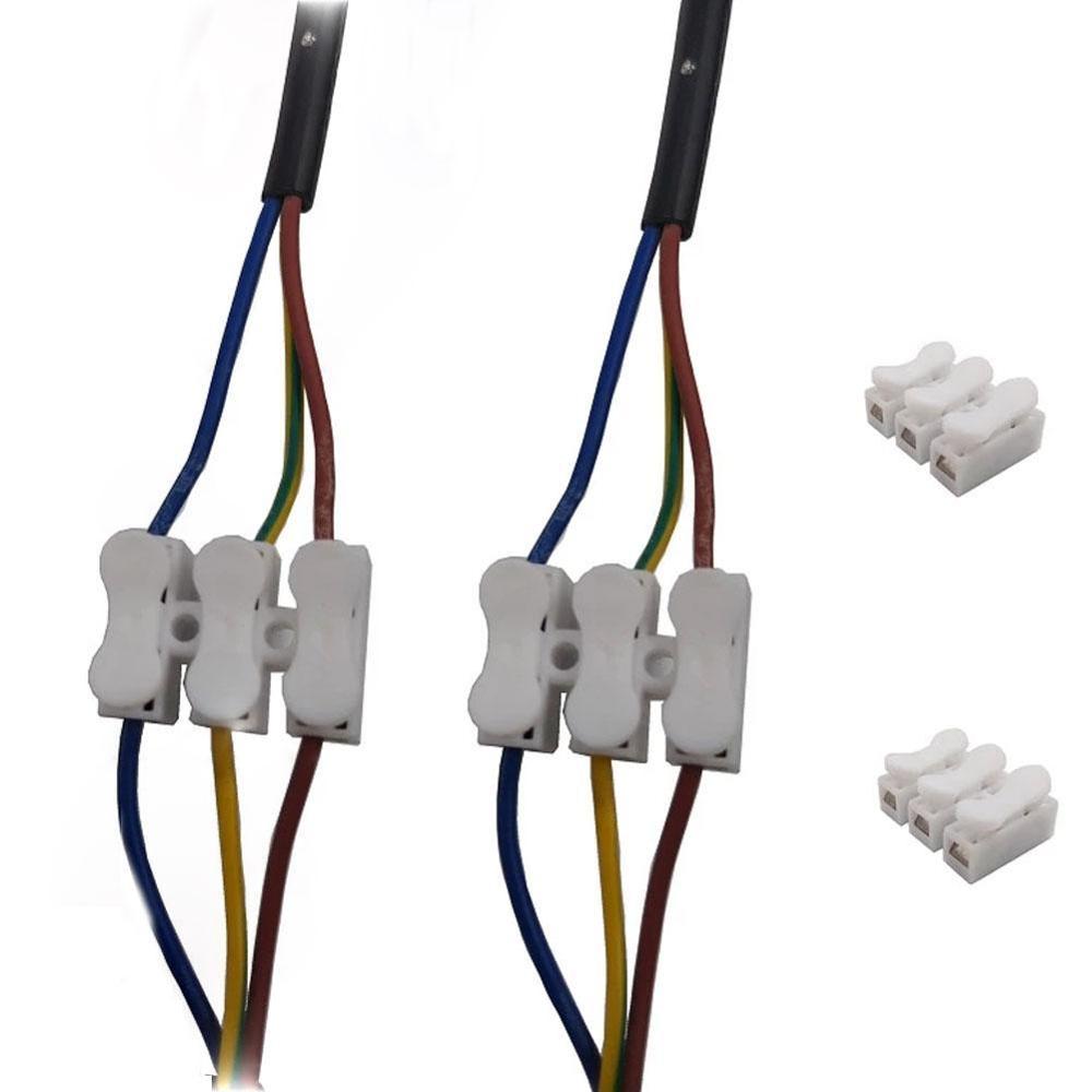 Huishoudelijke usspring connector draadklem aansluitblok voor ledstrip zonder lassen  v7 i 0
