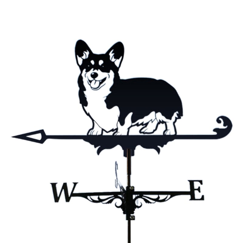 Spray Paint Gardening Garden Decoration Sign Weather Vane Retro Farm Scene Garden Stake Weathervane Tools: 7