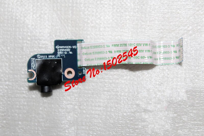 Originele Laptop Audio Board met Kabel voor HP ProBook 650 G2 655 G2 Audio Board Geluidskaart 6050A2735701