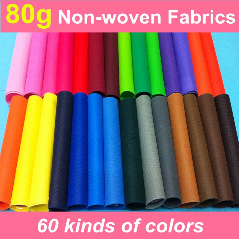 80g Non Woven Polypropylene Fabrics, Photography Background Cloth, DIY Color dust cloth, 80g non-woven Fabrics