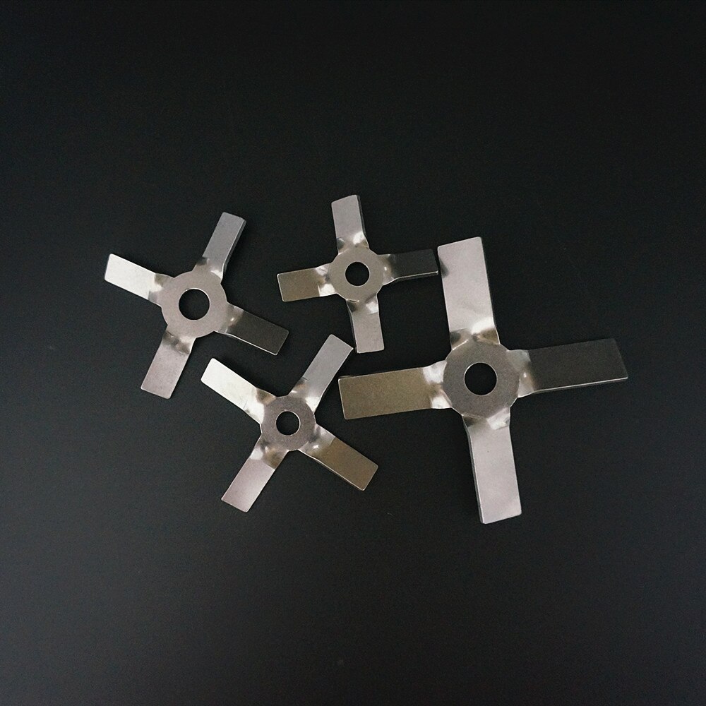 1pcs lab stainless steel DIA40mm to 100mm four blade propeller, cross paddle for lab stirrer mixer blender machine