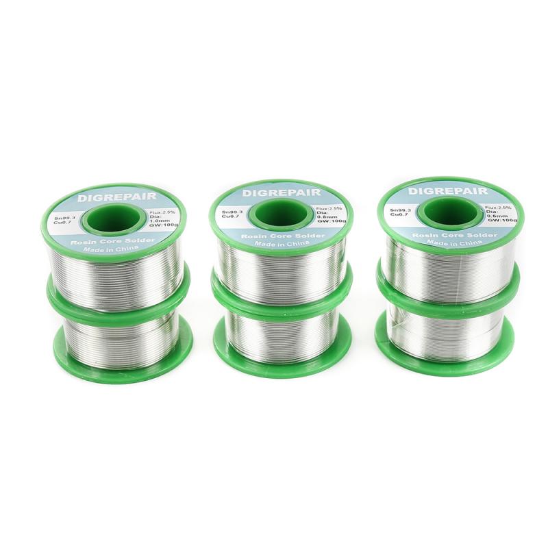 Bleifrei Lot Lözehn Draht Sn 99,3 Cu 0,7 Kolophonium Ader Für Elektrische Lot Kolophonium Ader Lot Zinn 0.6/0.8/1,0 MM