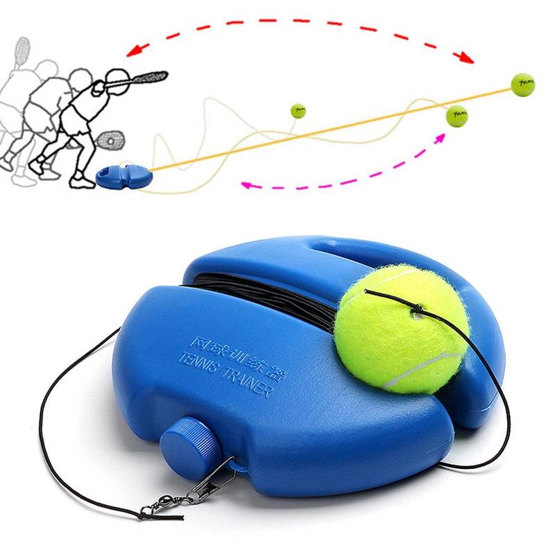 Tennis Trainer Single Self-study Tennis Training Tool Baseboard Tennis Practice Device Ball Accessorie Exercise Sparring Re M6Y7