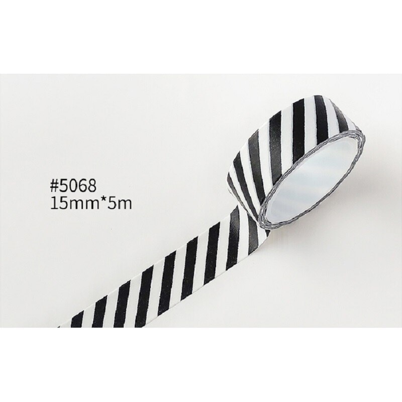 Piste washi teippi raita washi teippi ristikko washi teippi katkoviiva washi teippi peruskuvio washi paperiteippi: 5068