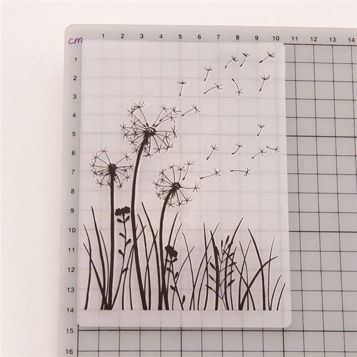 Gaufrage de dossiers 1 pièce | Bricolage, fabrication de cartes, pochoir de carte artisanale, modèle de Scrapbook, timbres en plastique transparents, décor de mariage: Vert clair
