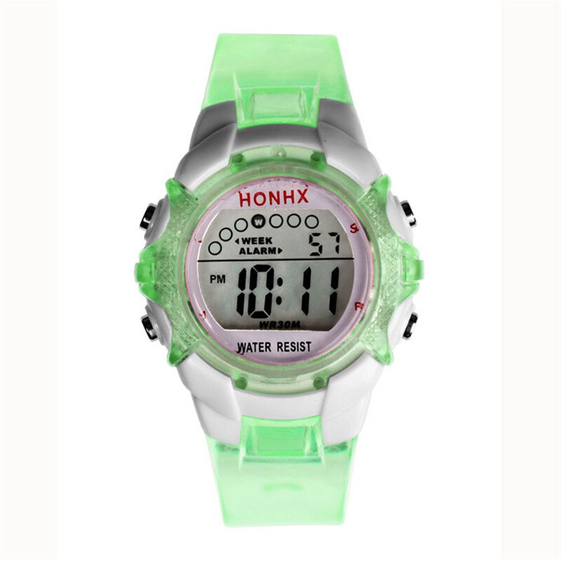 Waterdichte Kinderen Kids Jongen Horloges Digitale Led Quartz Alarm Datum Sport Elektronische Quartz Horloge Klok