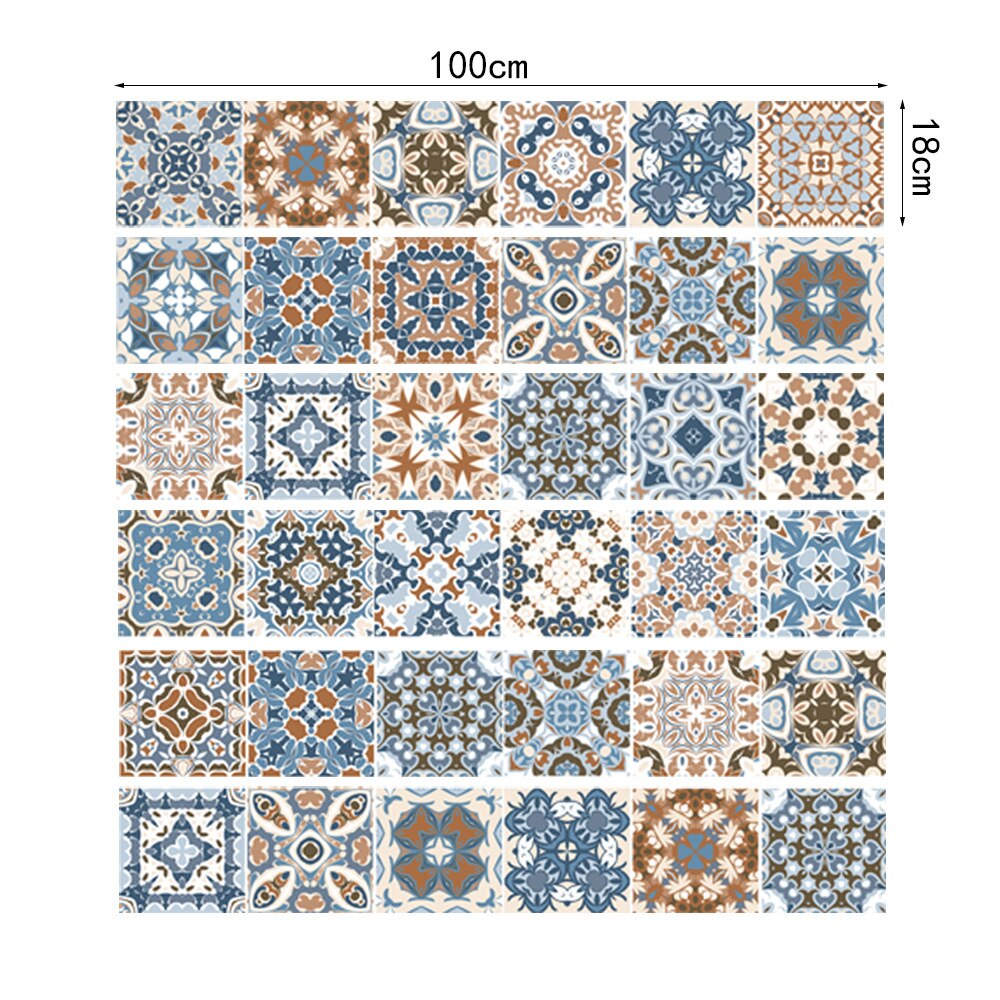 6pcs Stairway Decal Stickers Counter Steps Stairs Decoration Ladder Accessories Wooden Staircase Renovation Upholstery: AFLT007