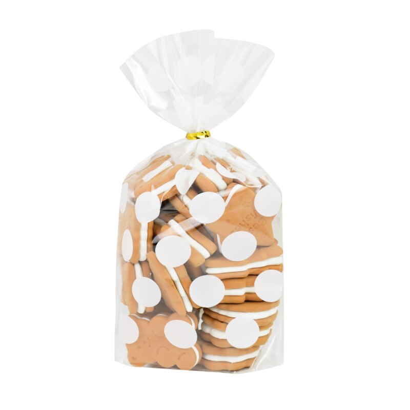 50 Stuks Plastic Snoep Zak Koekje Verpakking Zakken Kerstcadeau Verjaardagsfeestje Decoratie Benodigdheden Bruiloft Gunsten Baby Shower