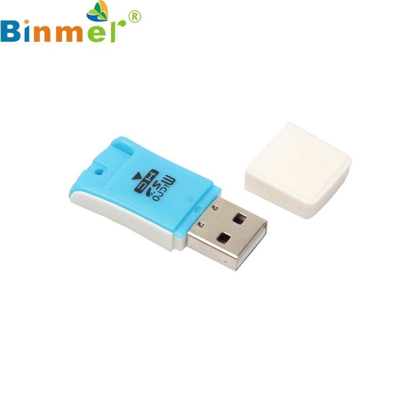 High Speed Mini USB 2.0 Micro SD TF T-Flash Memory Card Reader Adapter BINMER Futural Digital F30