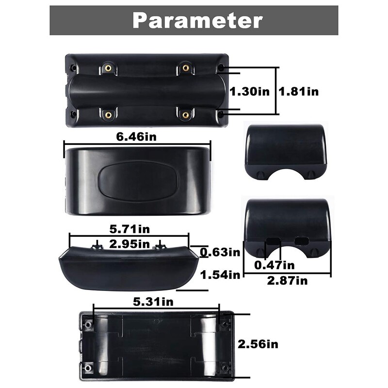 Caja del controlador de plástico para bicicleta eléctrica EBike ciclomotor Scooter bicicleta de montaña funda protectora