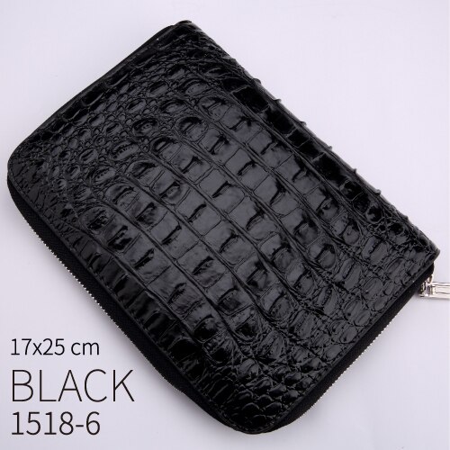 Fenice Krokodil Haut PU Haustier Haar Schere fallen Friseur Schere Tasche Barbier Salon Halfter Beutel Styling Werkzeuge: Schwarz 6