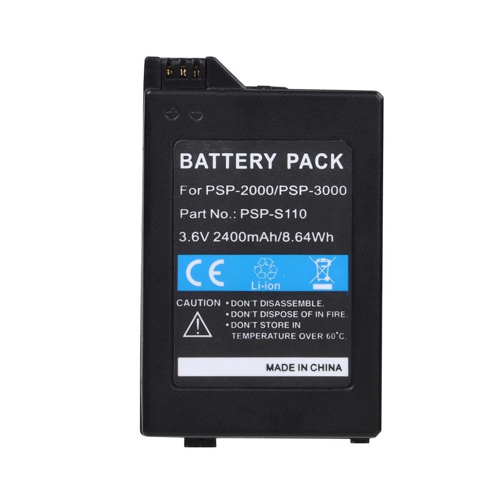 1 Pcs 3.6V 2400 Mah Psp S110 Batterij Voor Sony PSP2000 PSP3000 Gamepad Playstation Portable Controller