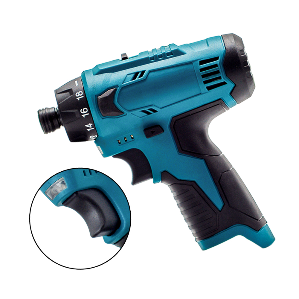 12V Cordless Impact Electric Drill Electrical Hammer Screwdriver Set Hand Driver Wrench Power Tool For Lithium-ion Battery
